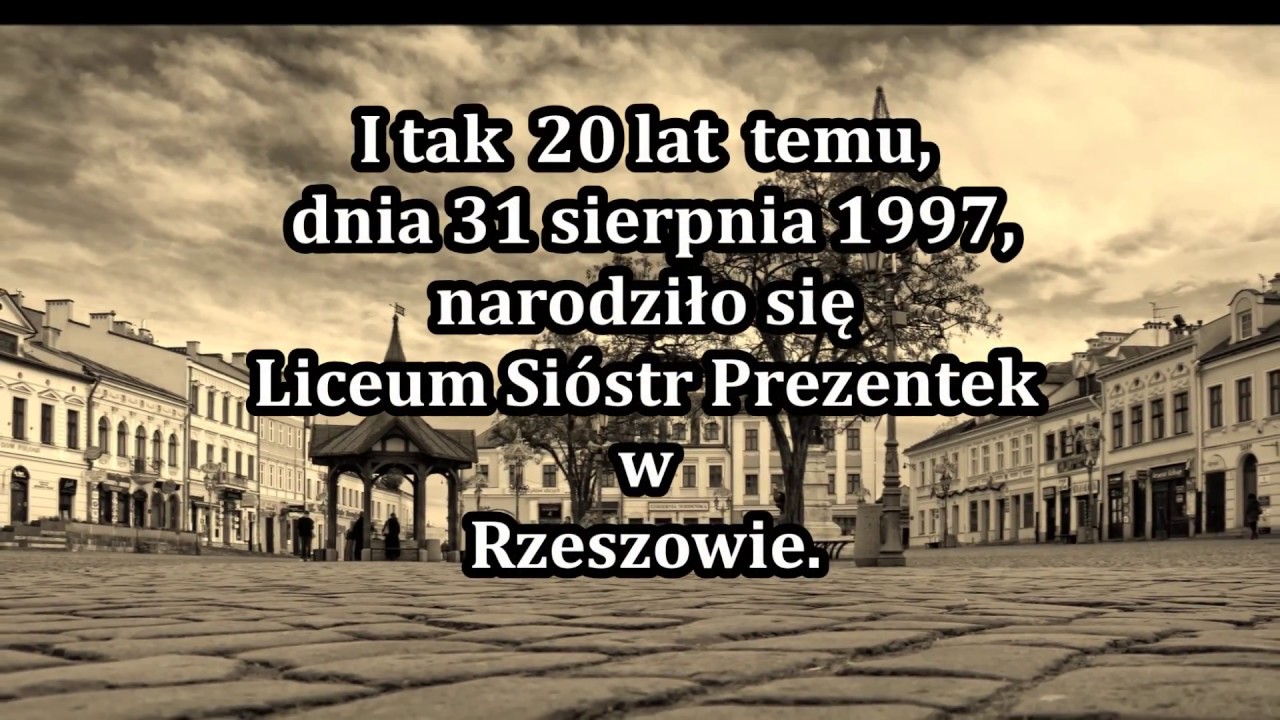 20 - lecie istnienia Liceum i Gimnazjum Sióstr Prezentek w Rzeszowie 😊💐