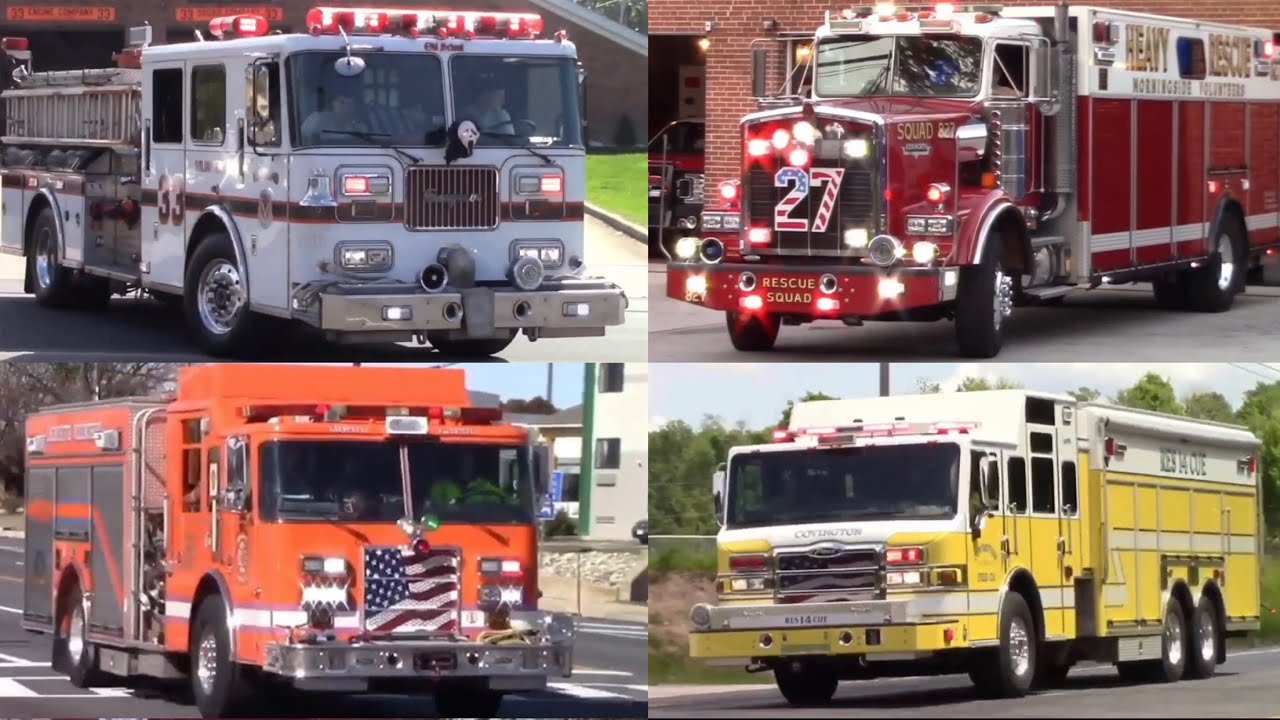 Fire Trucks Responding Compilation BEST OF 2020