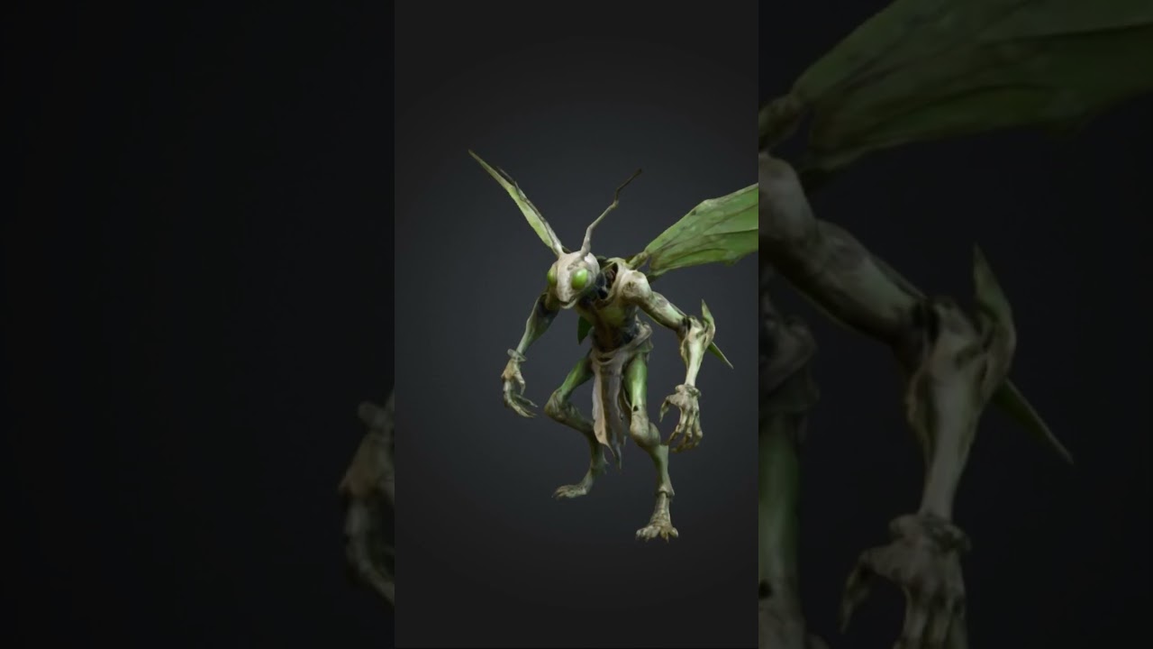 Terrifying 3D Demon Creature Animation | Game Ready Monster Render