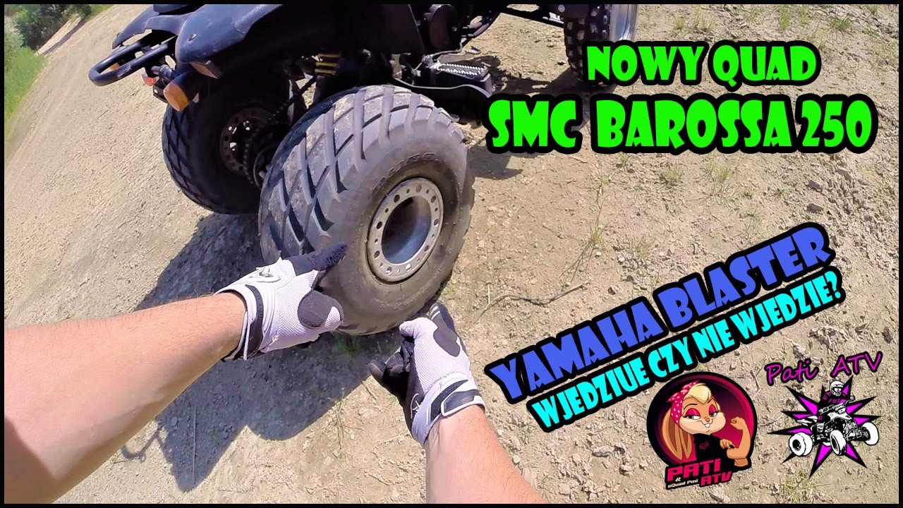 Nowy Quad SMC Barossa 250 |Yamaha Blaster Wjadę tam czy nie wjadę?🤔