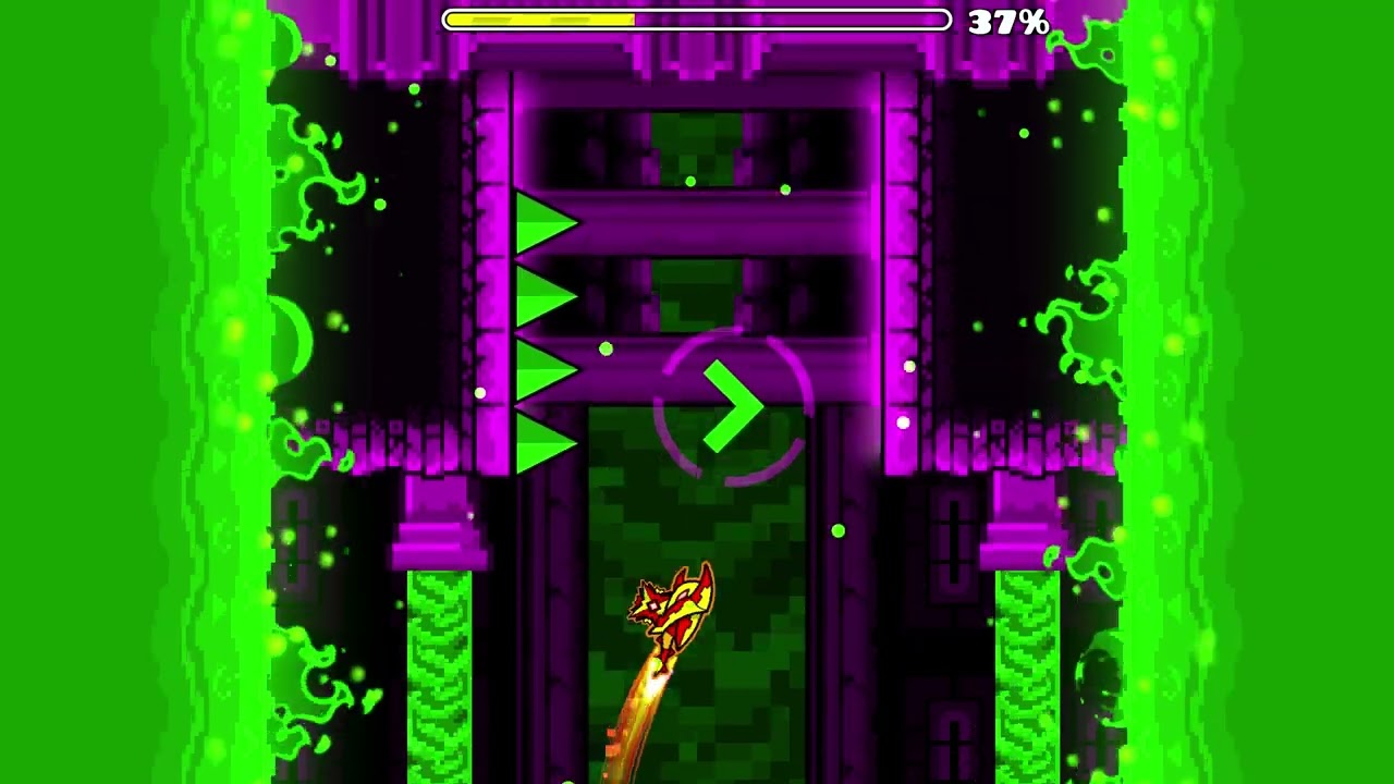 Geometry Dash: Diminution by CreatorMoldy (Easy Demon) (3/3 Coins)