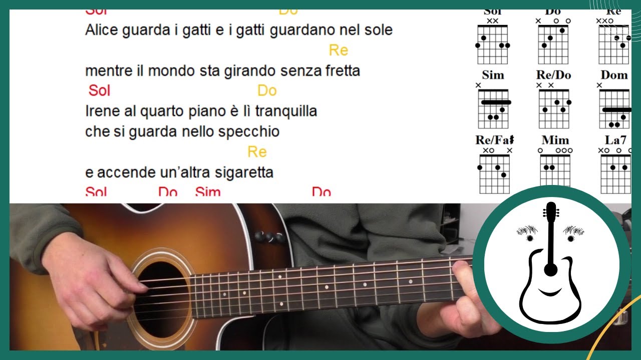 Accordi Chitarra - Alice (Francesco De Gregori)