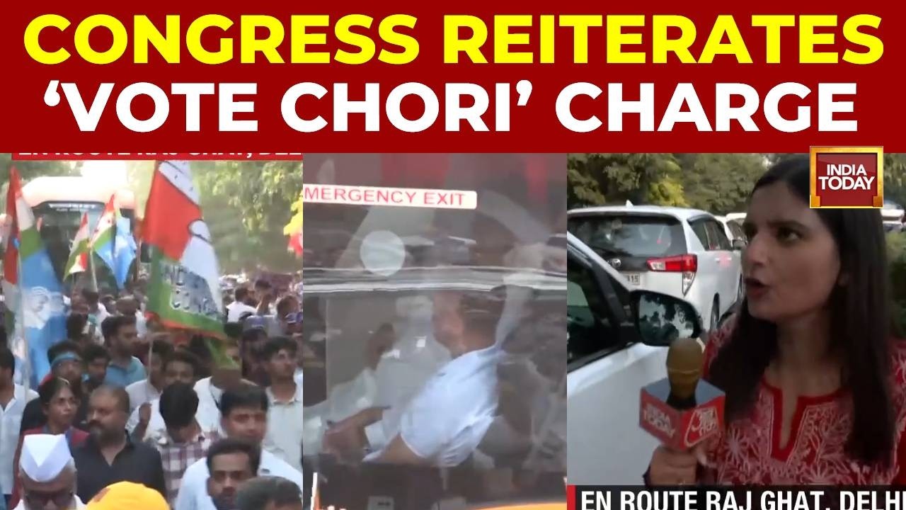 Ground Report: Opposition MPs Reach Raj Ghat Amid CEC Ouster Stir; BJP Hits Out Alleging Anarchy