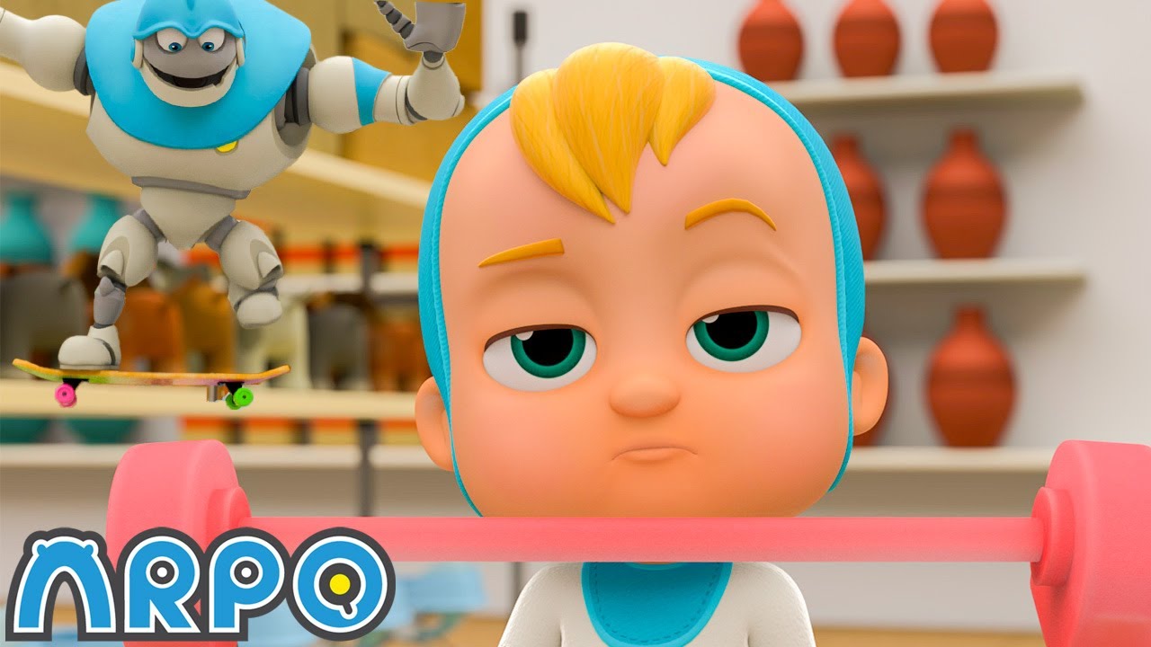 Arpo’s Toy Store Disaster! | ARPO Kids Cartoons | Videos for Kids | Animation Compilation