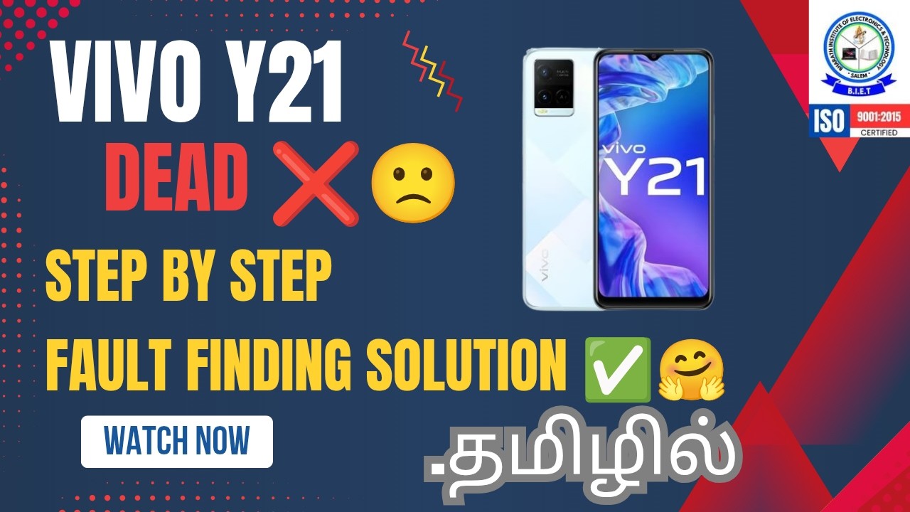 Vivo Y21 Dead Phone Repair | Step by Step Fault Finding Solution 🔥