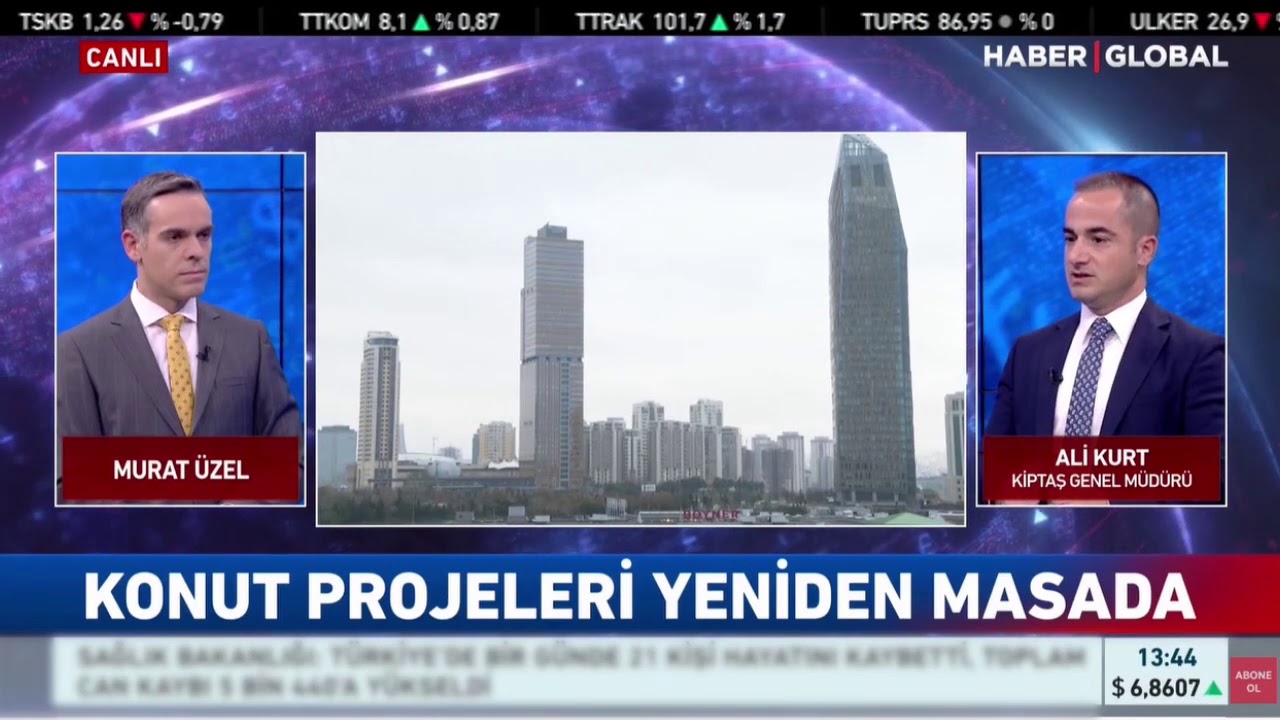 #HaberGlobal - KİPTAŞ GENEL M&Uuml;D&Uuml;R&Uuml; ALİ KURT, Haber Global&rsquo;de Murat &Uuml;zel&rsquo;e konuk oldu.