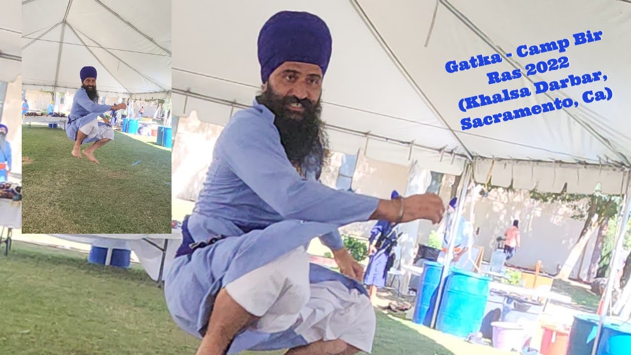 Bhai Didar Singh Jee teaching  #gatka   -  #Camp Bir Ras 2022 - (Khalsa Darbar, Sacramento, Ca)