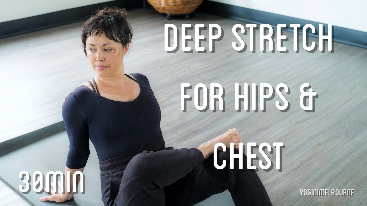 Deep Stretch Hatha Yoga for Hips & Chest | Slow, Grounding Practice