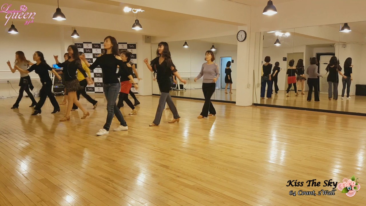 Kiss The Sky Line Dance