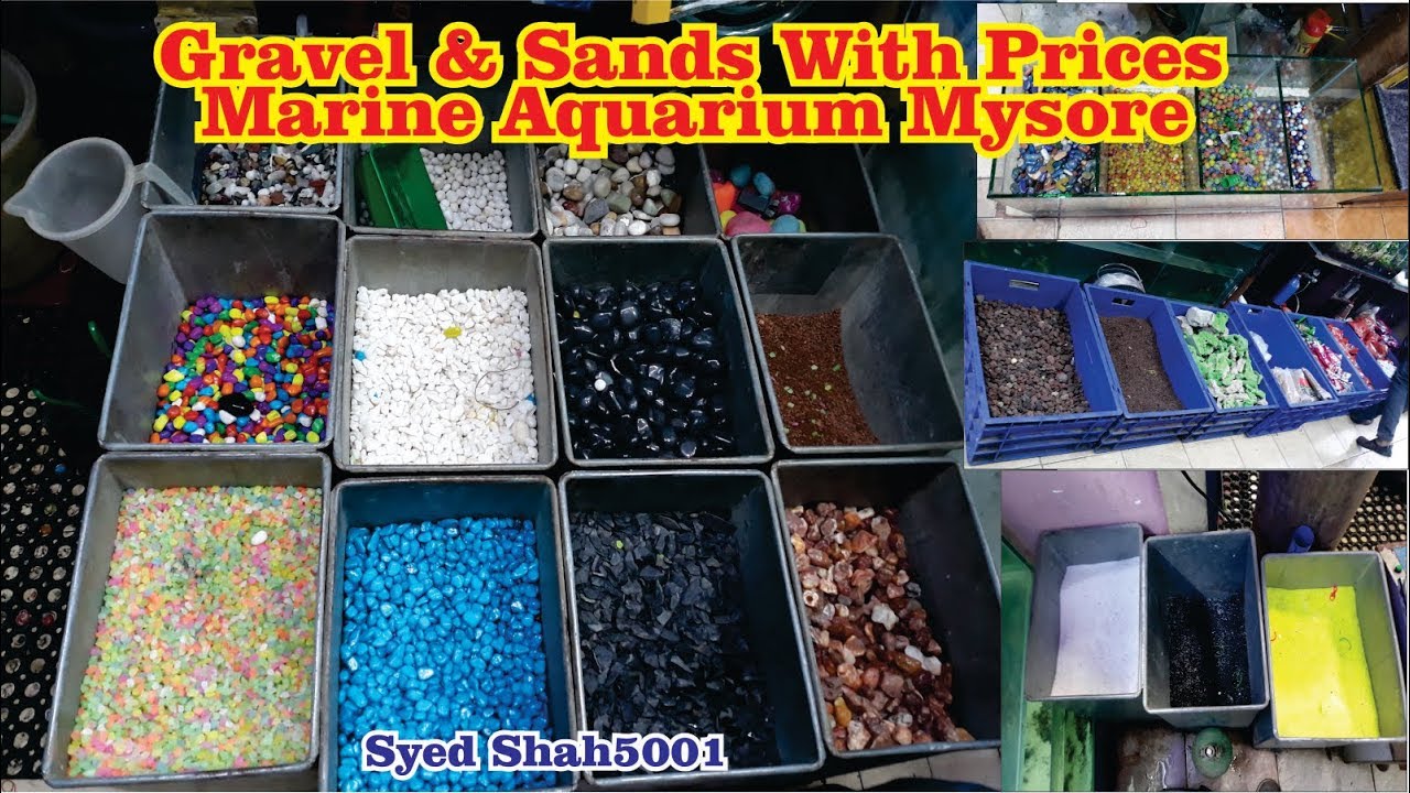 Aquarium Gravel Different Types of Aquarium Gravels and sand