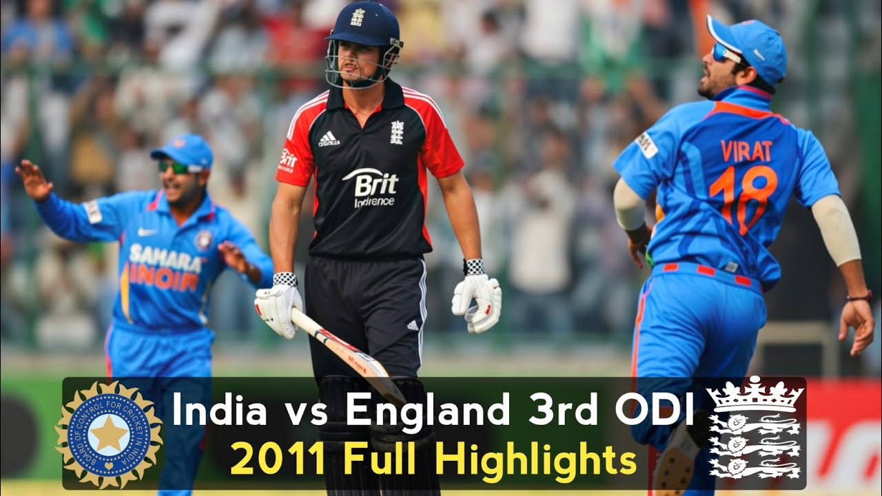 India Clinch the Series 3-0! | India vs England 3rd ODI 2011 at Mohali Full Highlights