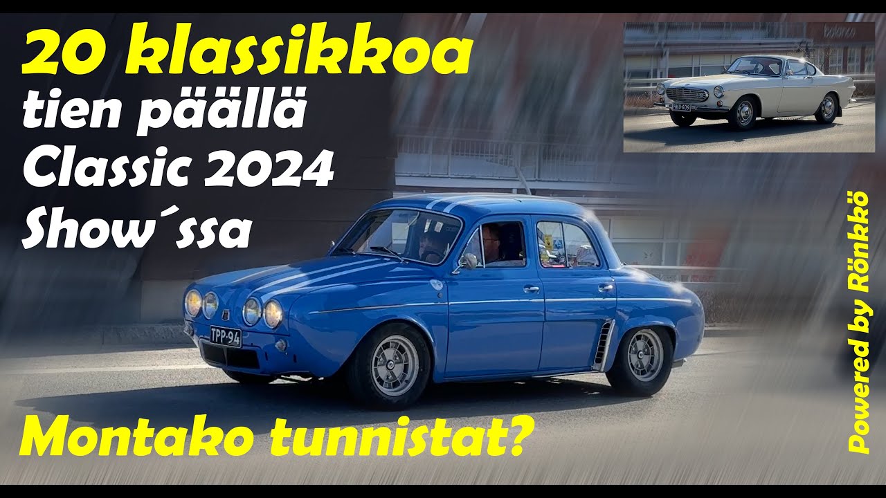 Haaste: Tunnistatko n&auml;m&auml; 1960-70 -luvun klassikkoautot?