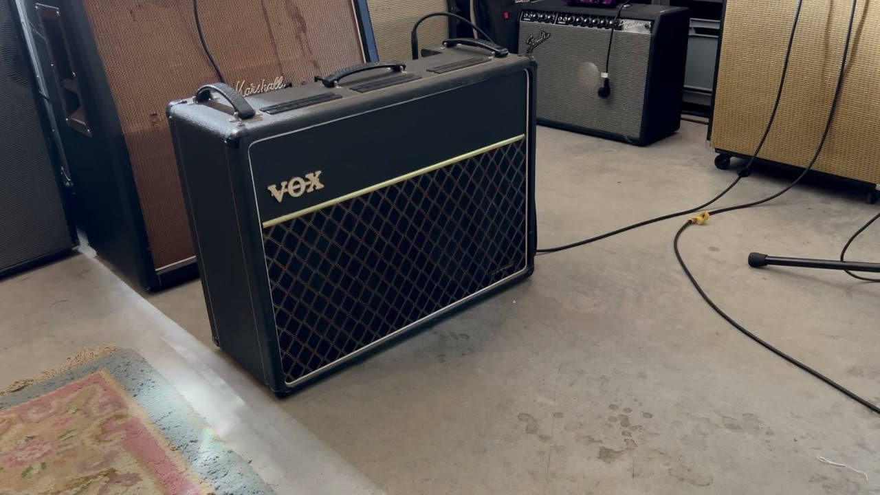 1975 Vox AC30 Top Boost Cranked