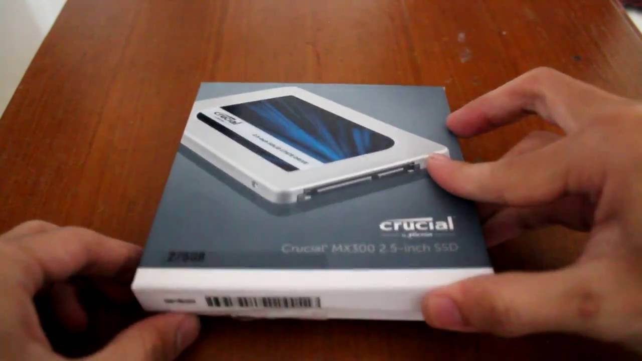 Crucial MX300 275GB SSD unboxing & quick review