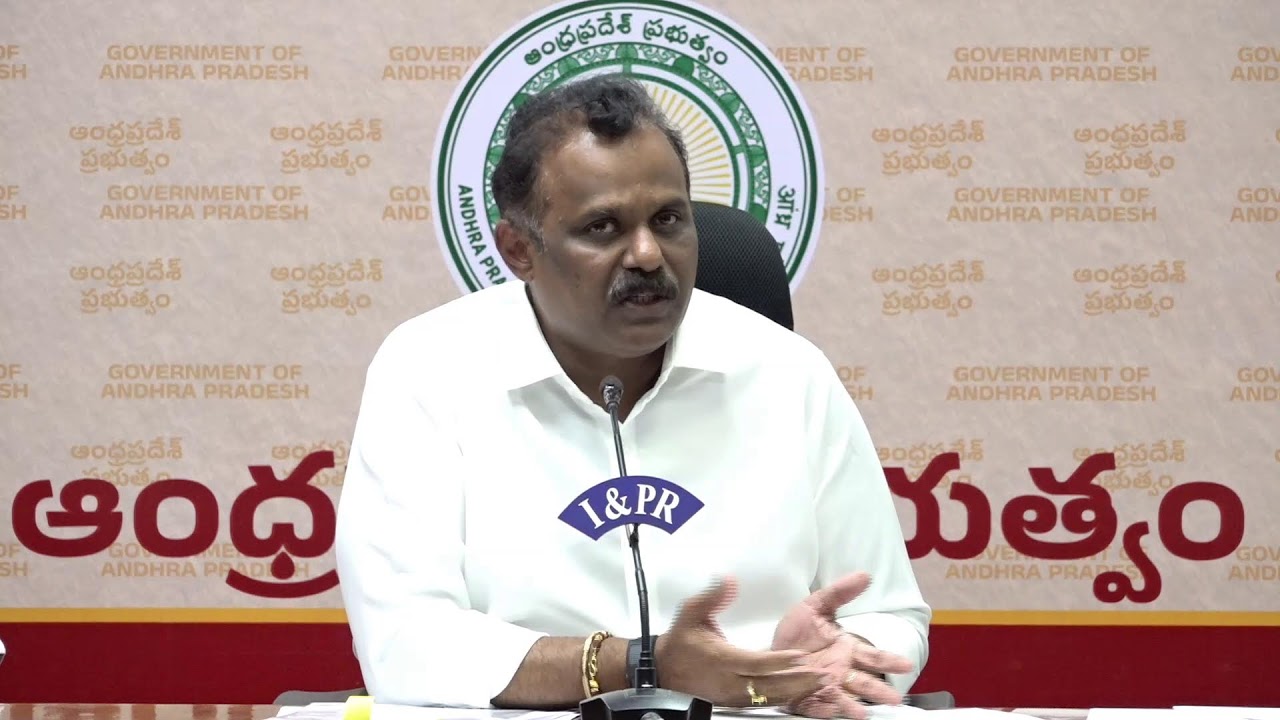 Press Conference by Sri. Anagani Satya Prasad, Hon'ble Minister for Revenue & Registration & Stamps