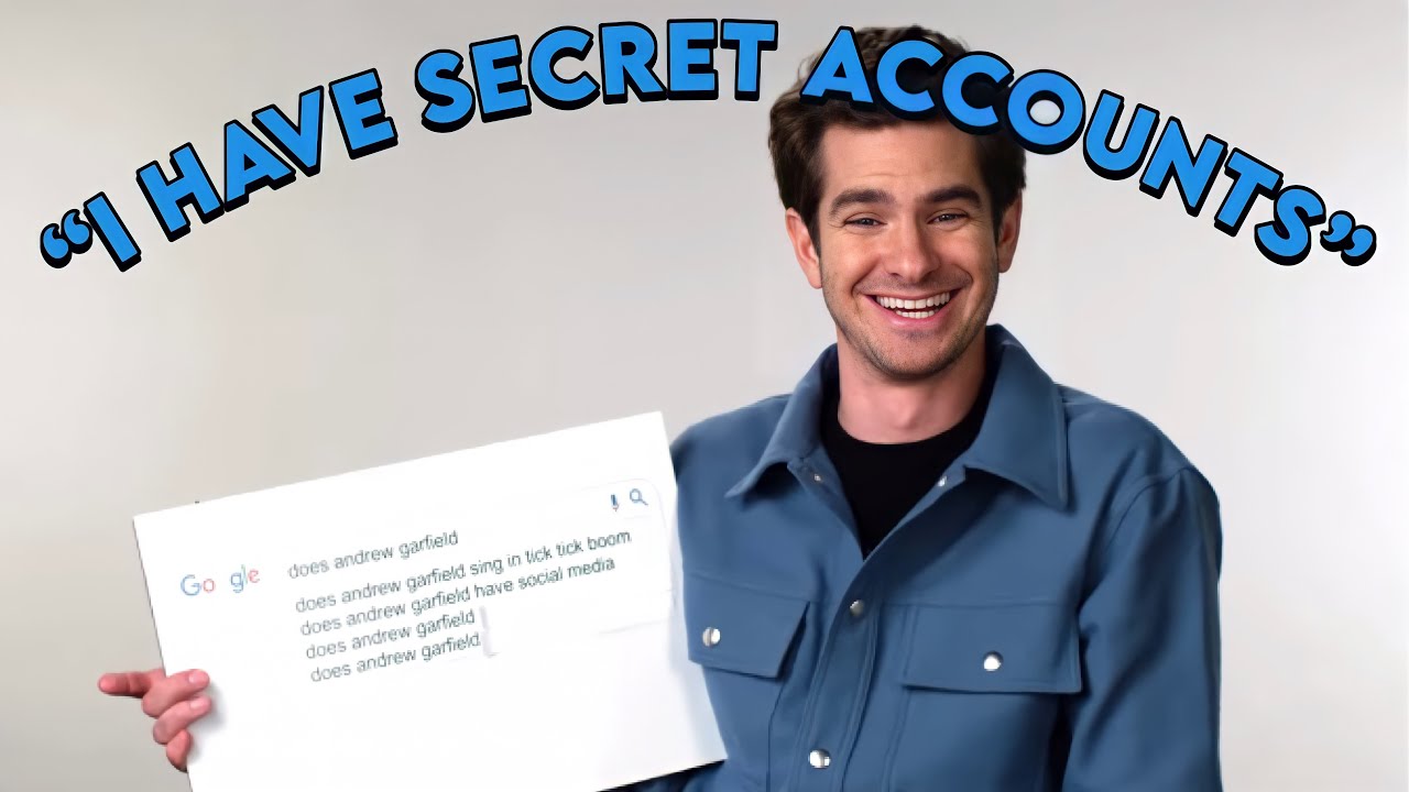 Andrew Garfield being iconic for 5 minutes