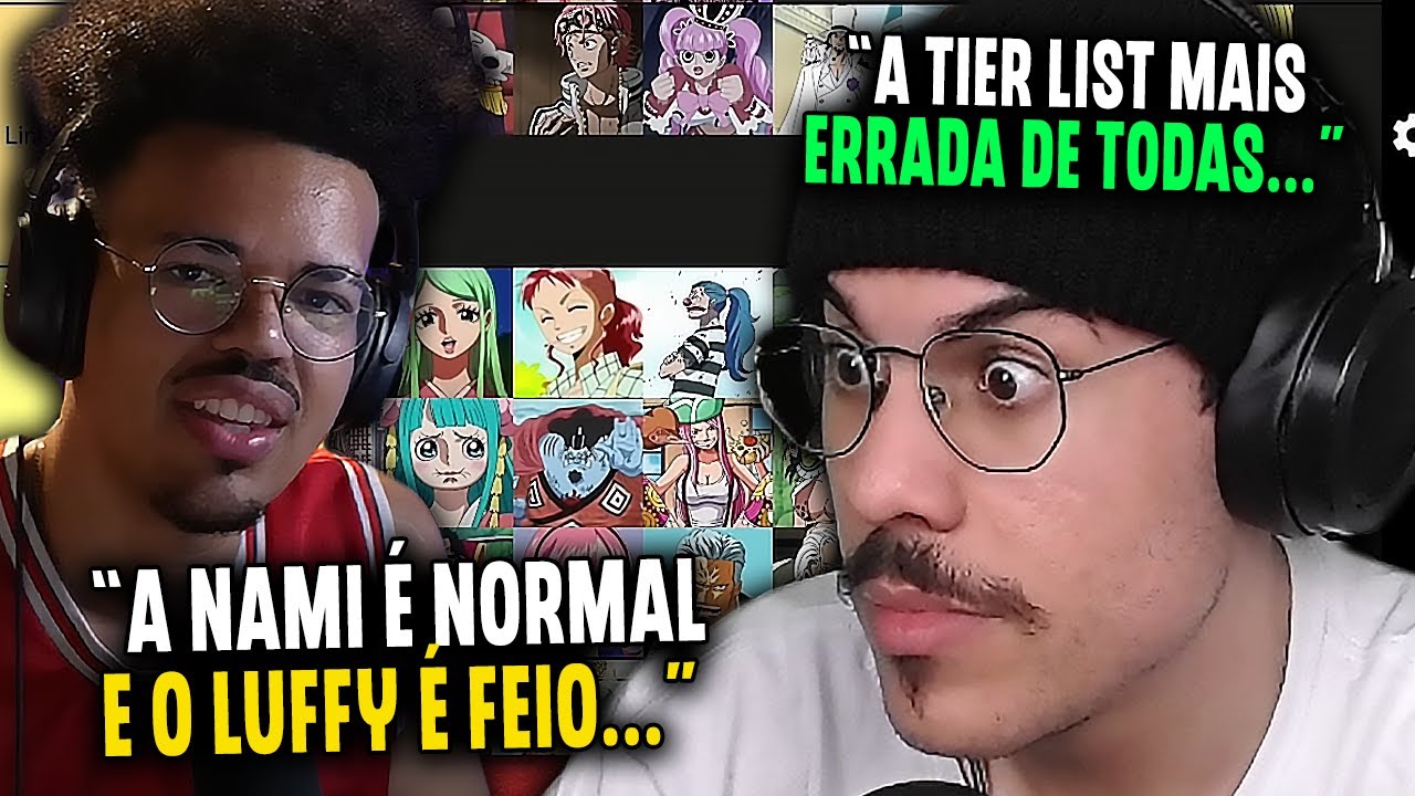 GUTO JULGANDO A BELEZA DOS PERSONAGENS DE ONE PIECE (Cronosfera) | Cortes do Michi