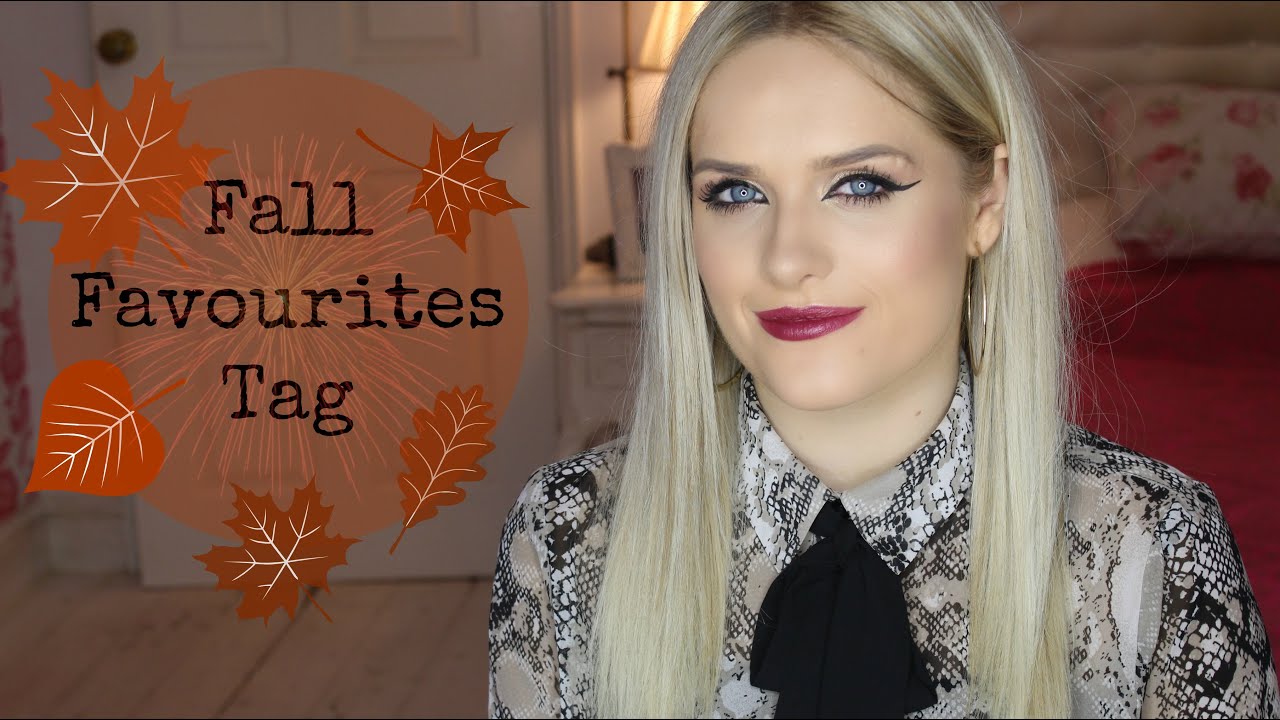 Fall Favourites Tag | Jordan Bone