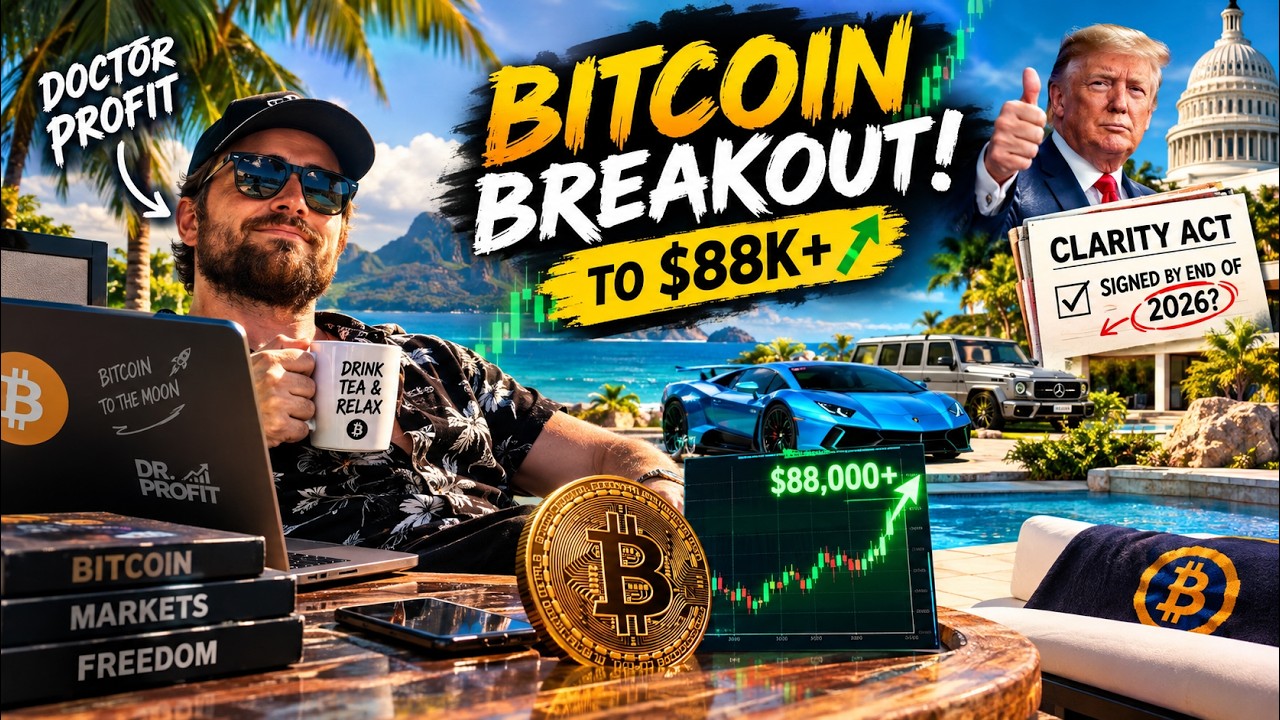🚨 Bitcoin BREAKOUT to $88K?! Doctor Profit Just Made a BIG BET!