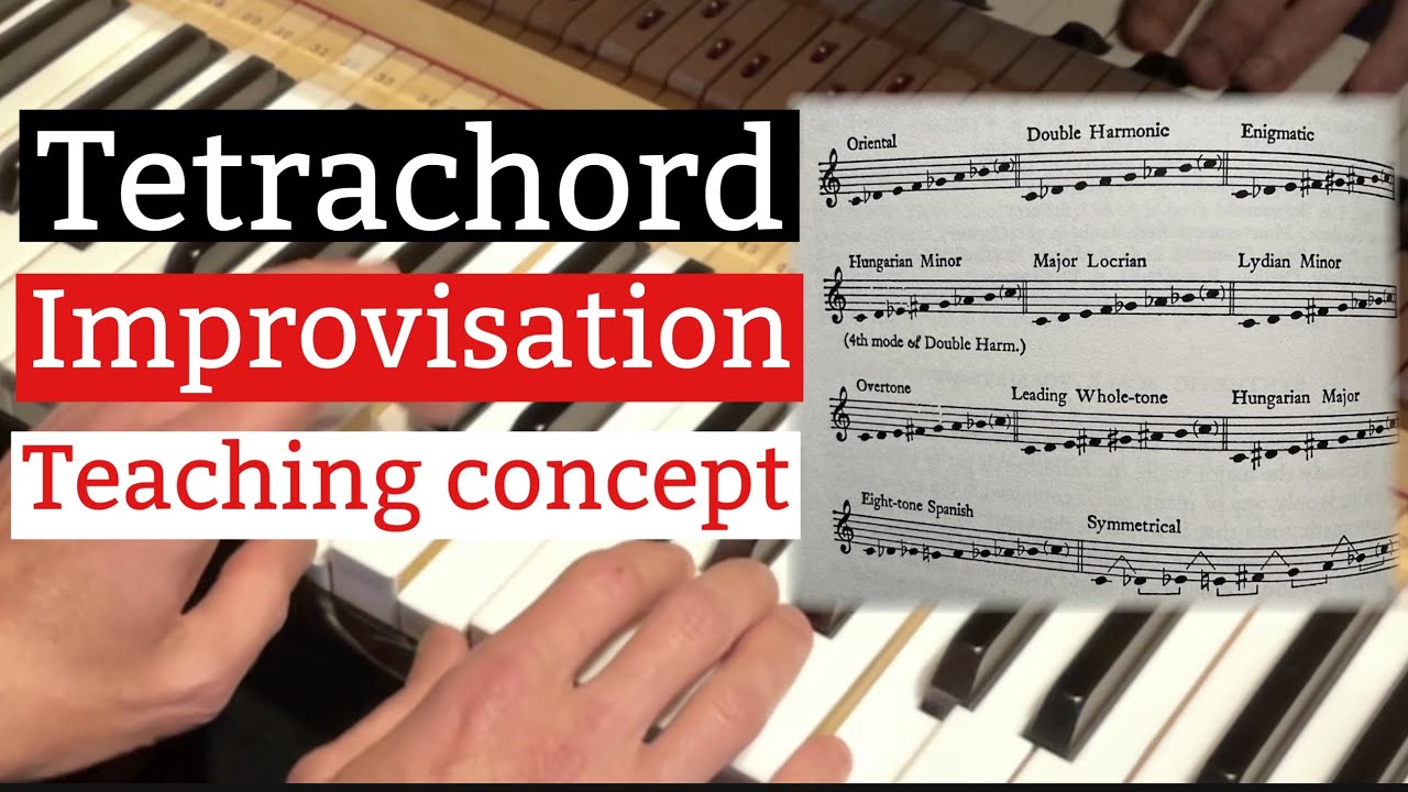 Tetrachord Improvisation teaching concept. #jazz #tetrachord