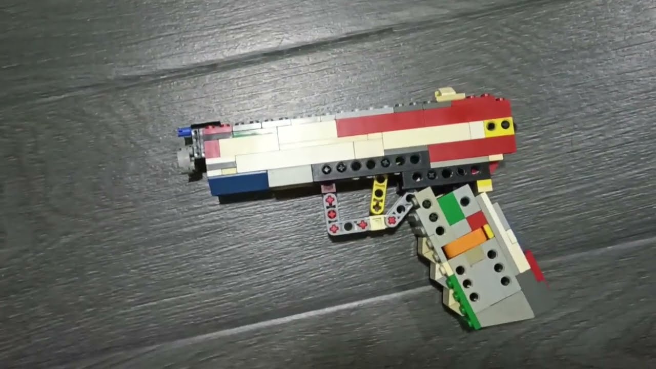 Lego Glock 17 RBG Pistol (by BrickGuider) Review! 