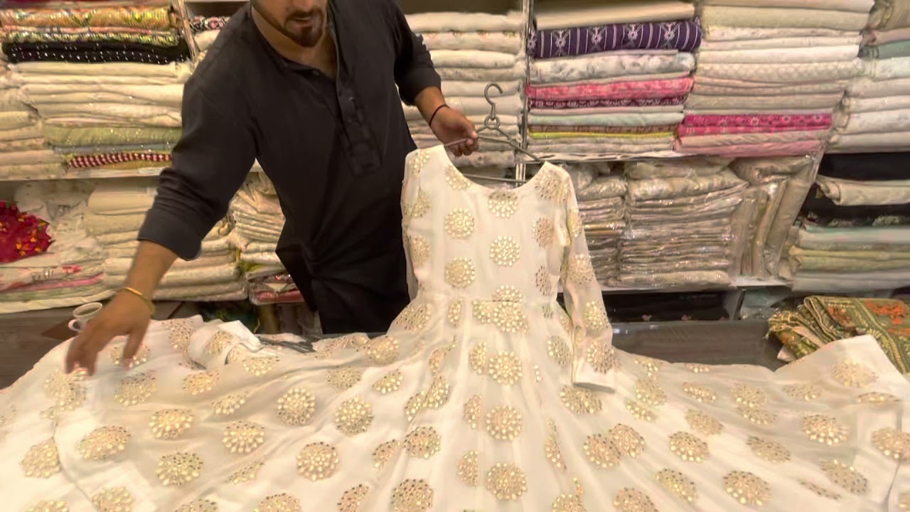 New arrival| Stiched Pakistani Dress | Chikenkary | Lehngha | Printed Organza | Mukesh | Puresilk