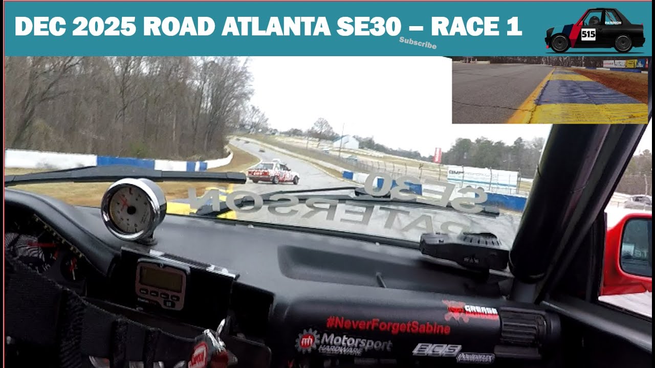 December 2025 Road Atlanta Alek Race 1