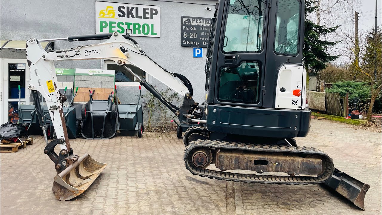 Minikoparka BOBCAT E25, 2017 rok, 2 łyżki, prezentacja/for sale *PESTROL*
