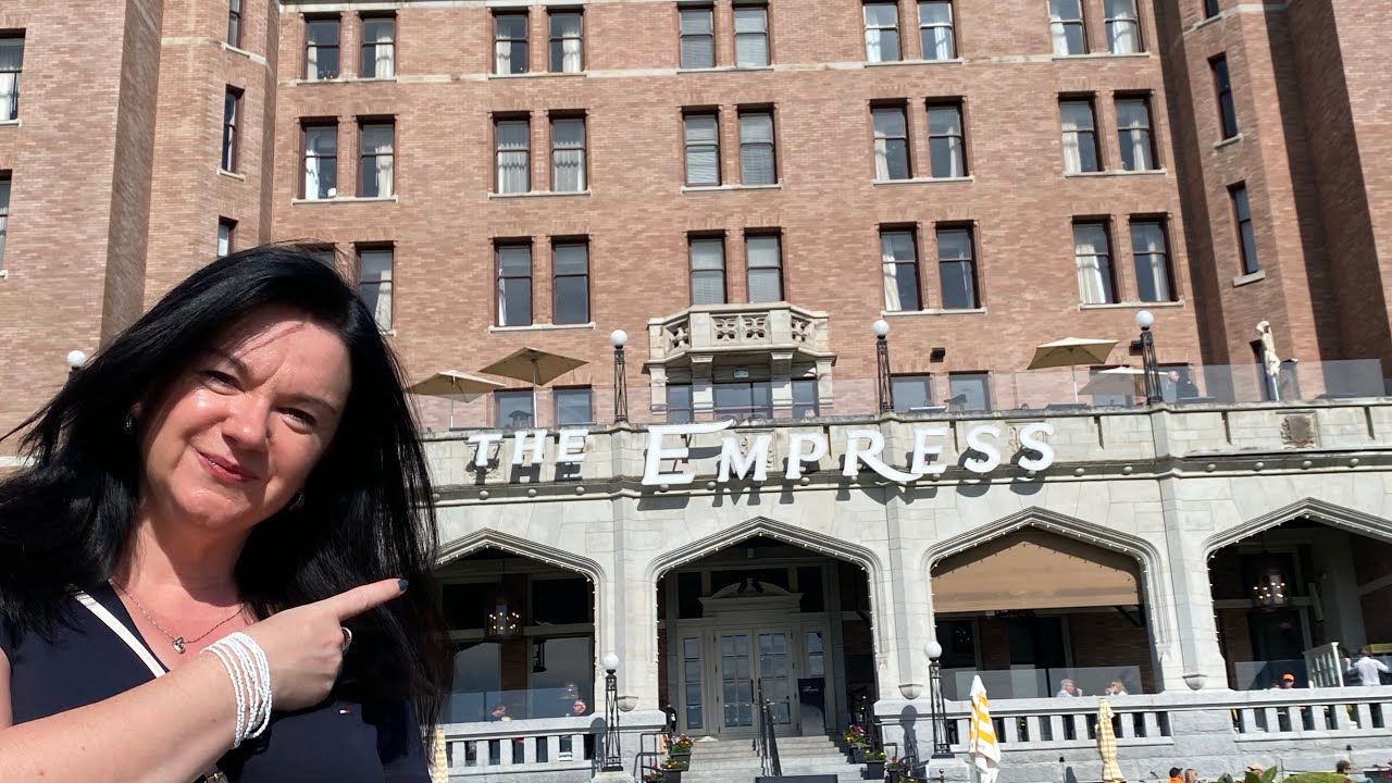 I stay at the iconic luxury hotel The Empress in Victoria, BC