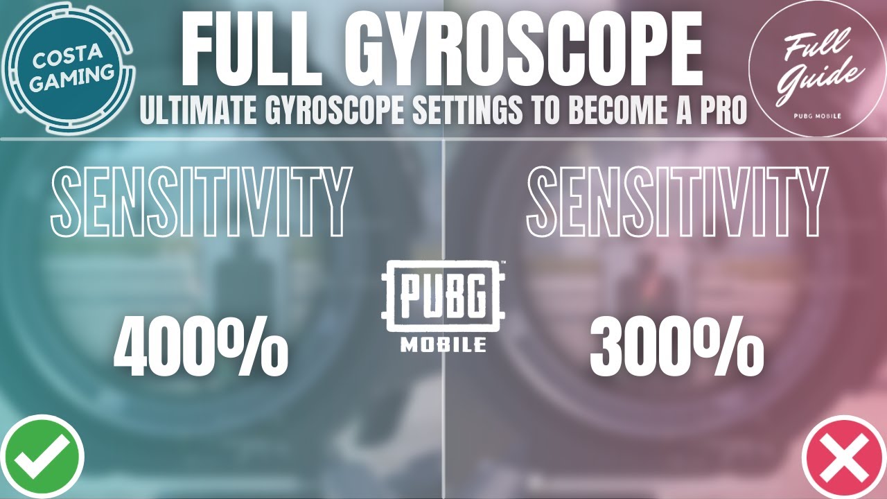 GYROSCOPE: 400% Sensitivity - What do you NEED to know? (+Pro Training Drills) - PUBG Mobile