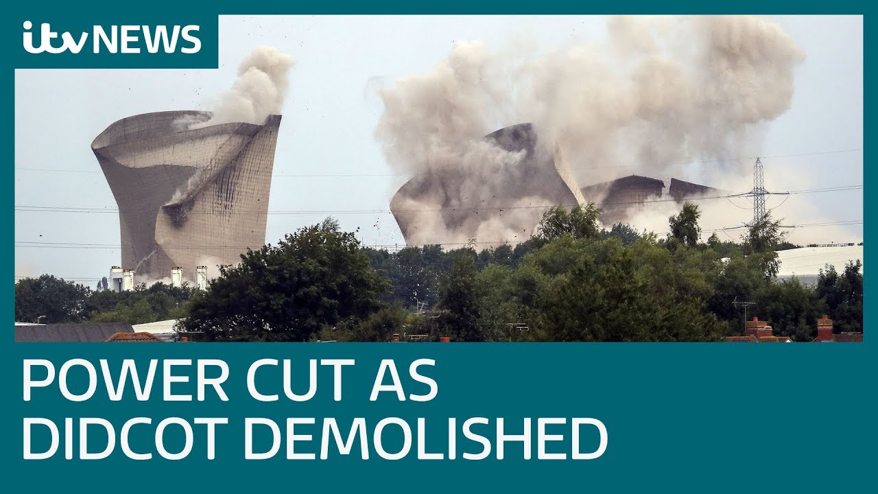 Thousands of homes left without power after Didcot demolition | ITV News