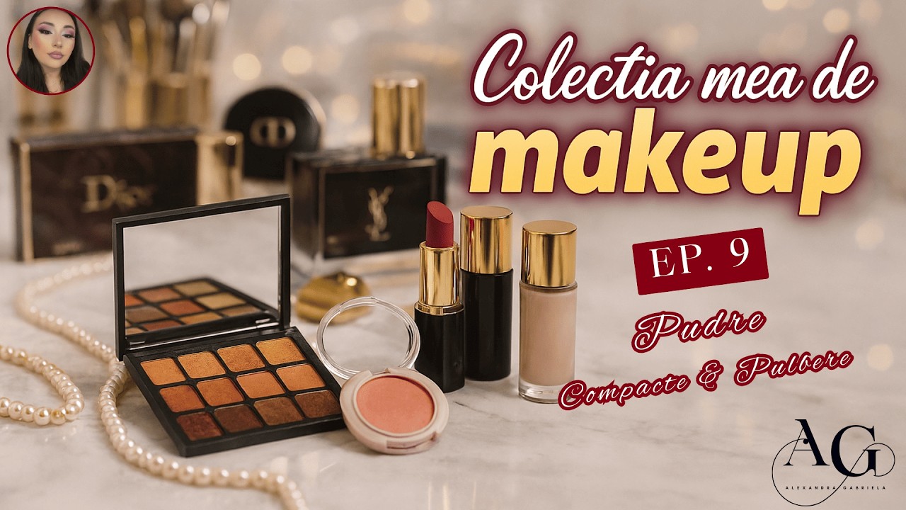 🎬 Episodul 9 💄 | Pudrele mele compacte & pulbere – Colecția mea