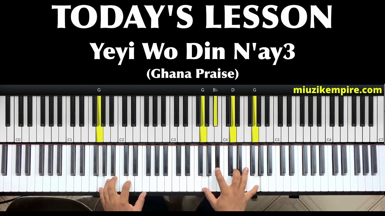 Yeyi Wo Din N'ay3 - Ghana Praise Tutorial - Bass Tone Edition