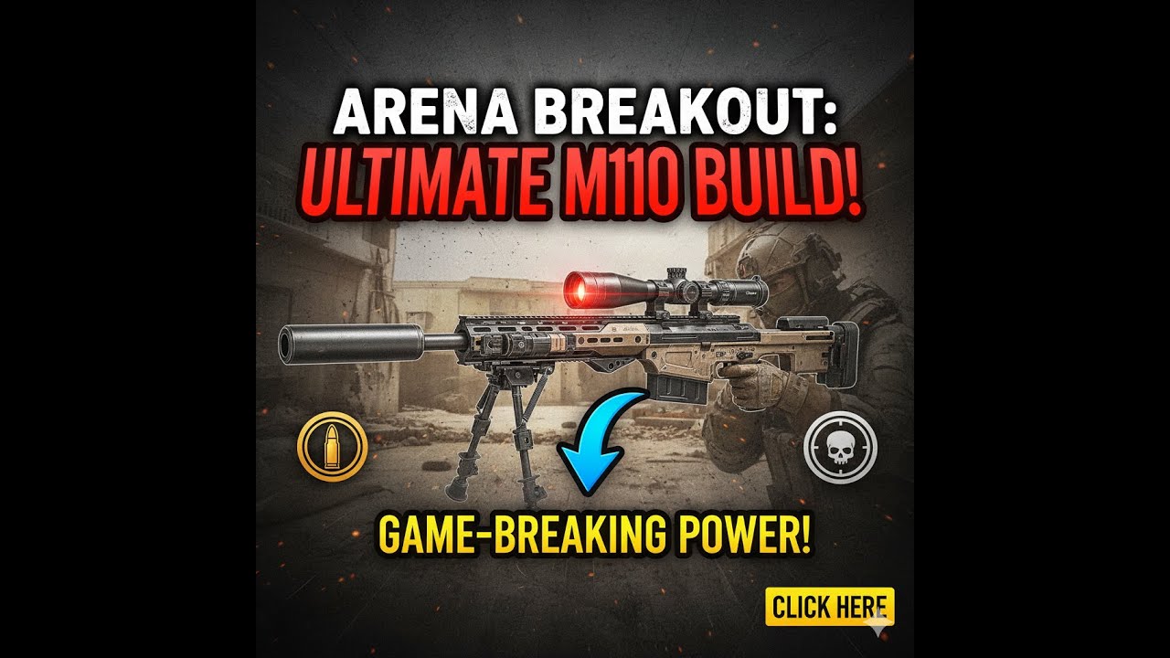 Best M110 Build in Arena Breakout: Infinite 🔥 The Ultimate Laser Beam Loadout