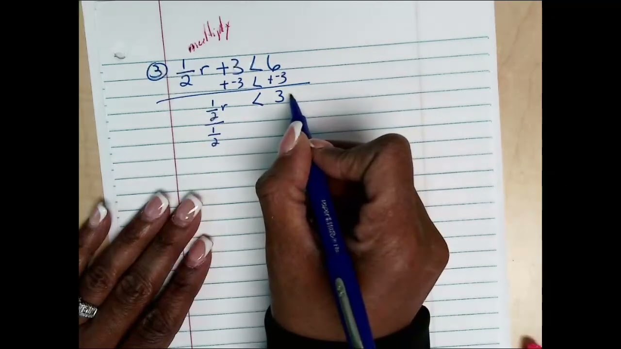 Interactive Notebook Two Step Inequalities