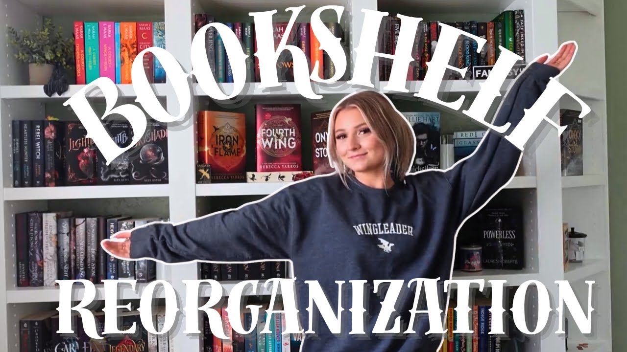decorate my bookshelves with me!✨🌻| cozy bookish vlog and mini book haul