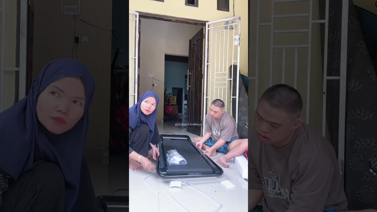 Bang farhan unboxing tradmill baru #bangfarhan #istrisambung 