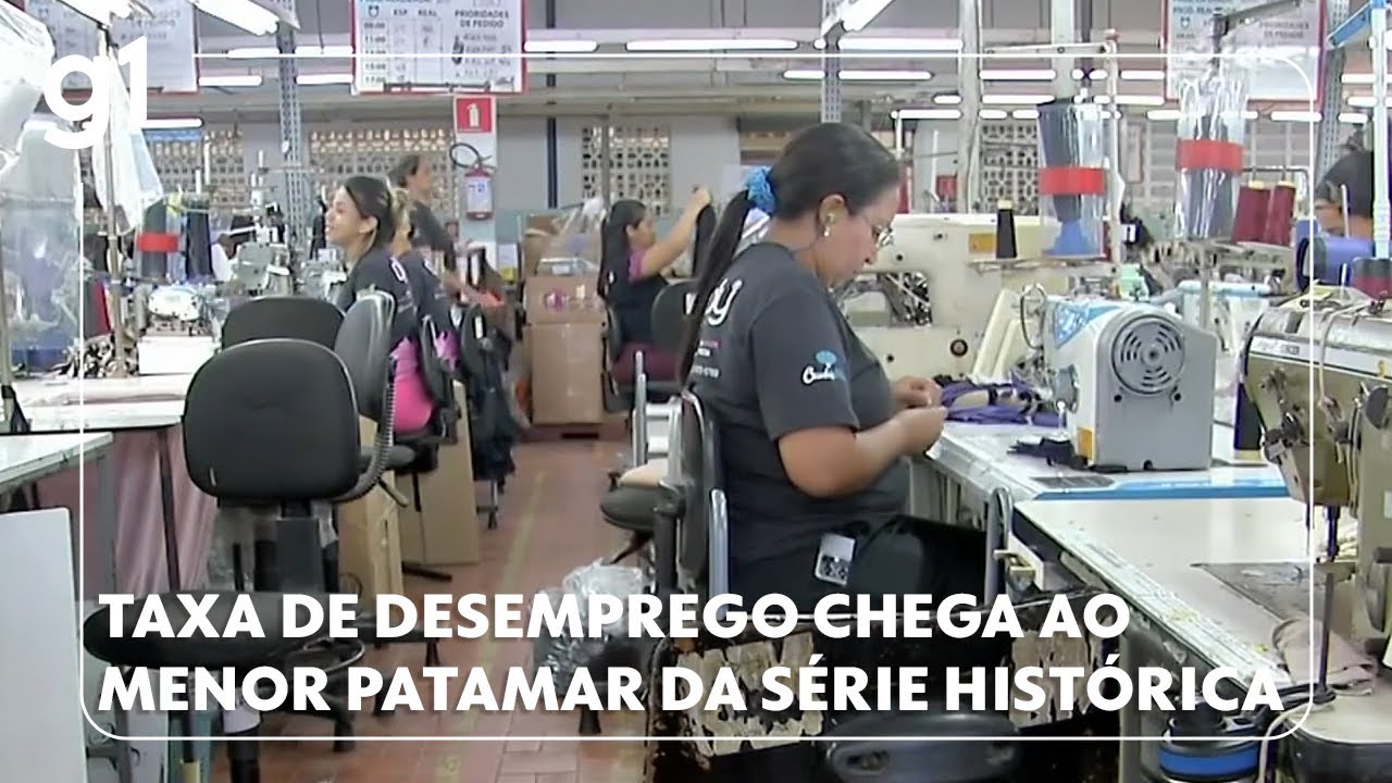 Taxa de desemprego chega ao menor patamar da série histórica, mas apresenta sinais de estabilidade