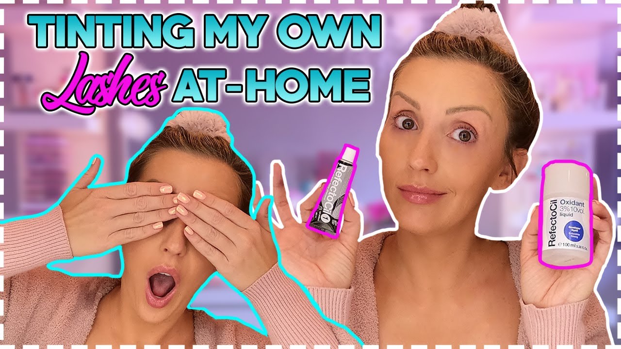 TINTING MY OWN LASHES AT-HOME