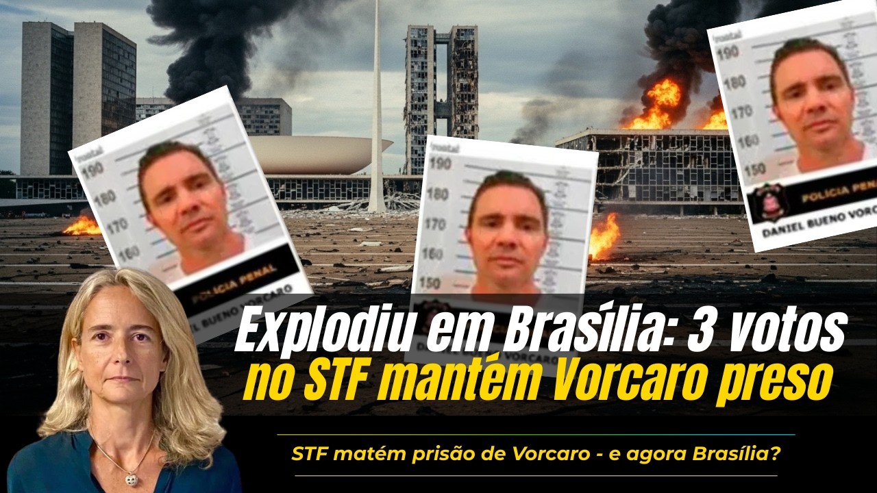 STF mantém prisão de Vorcaro - e agora Brasília?