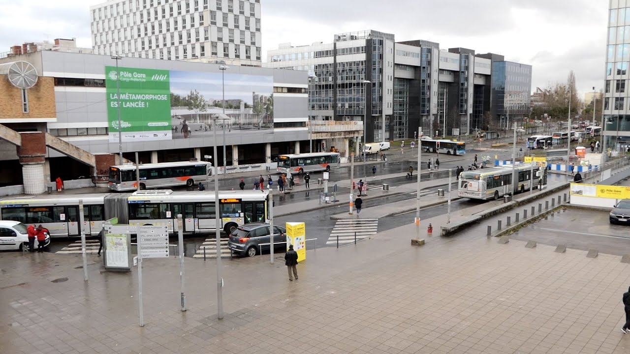 Trois années de travaux débutent pour le pôle gare de Cergy Préfecture