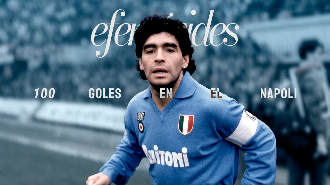 El dia que MARADONA llegó a los 100 GOLES en NAPOLI