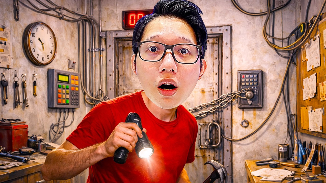 我被困在密室裡面，竟然輕鬆破解機關？