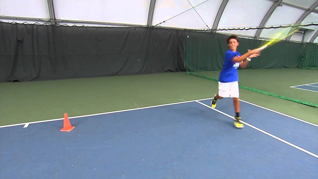 Run Around with Reverse Crossover - Forehand Series by IMG Academy Tennis Program (4 of 4)