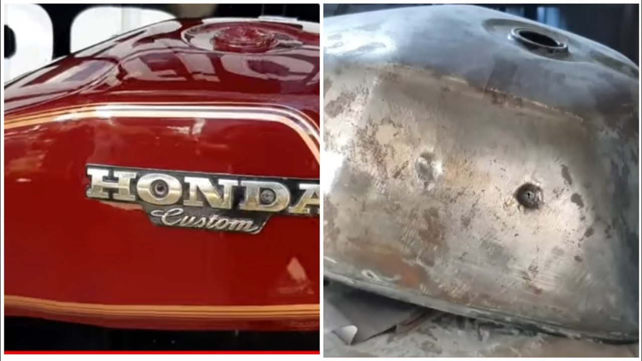 Finalmente finalizamos a pintura da cb 450 custom