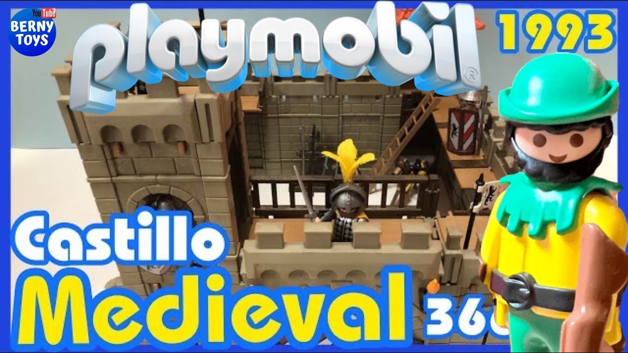 PLAYMOBIL 🏰 CASTILLO MEDIEVAL 3667 (1993) 3666 3665 CÓMO ERA LA VIDA EN UN CASTILLO EN LA EDAD MEDIA
