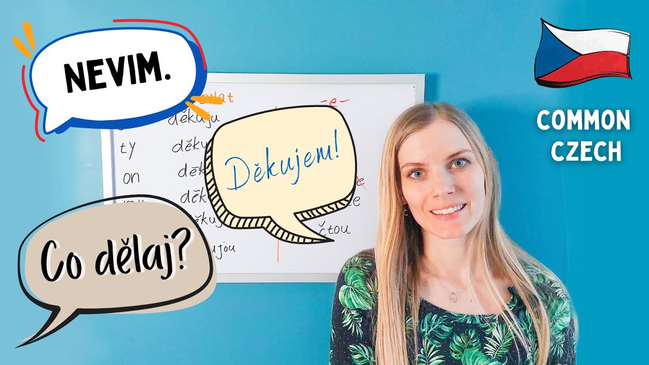 🗣️ Learn Present & Future Verb Forms in Common Czech