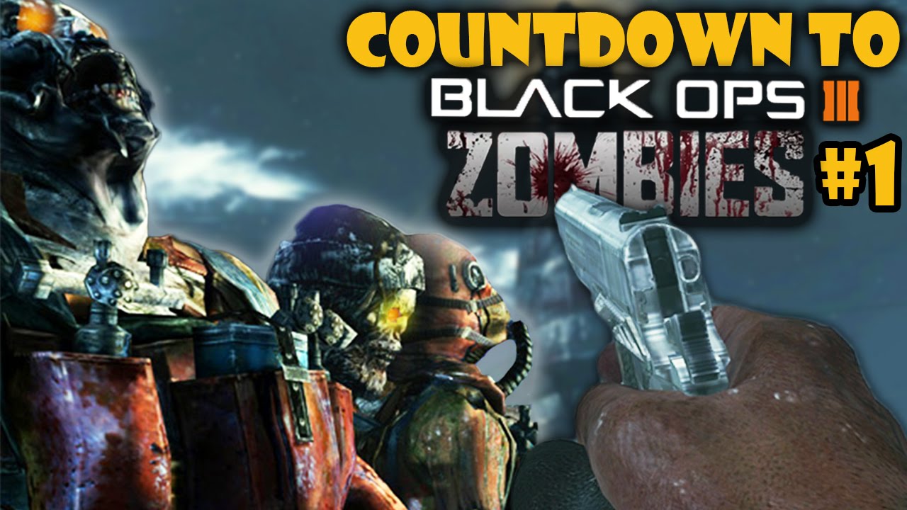 Обратный отсчет до выхода Black Ops 3 ZOMBIES - Пасхальное яйцо на CALL OF THE DEAD LIVE #1! (Bla...