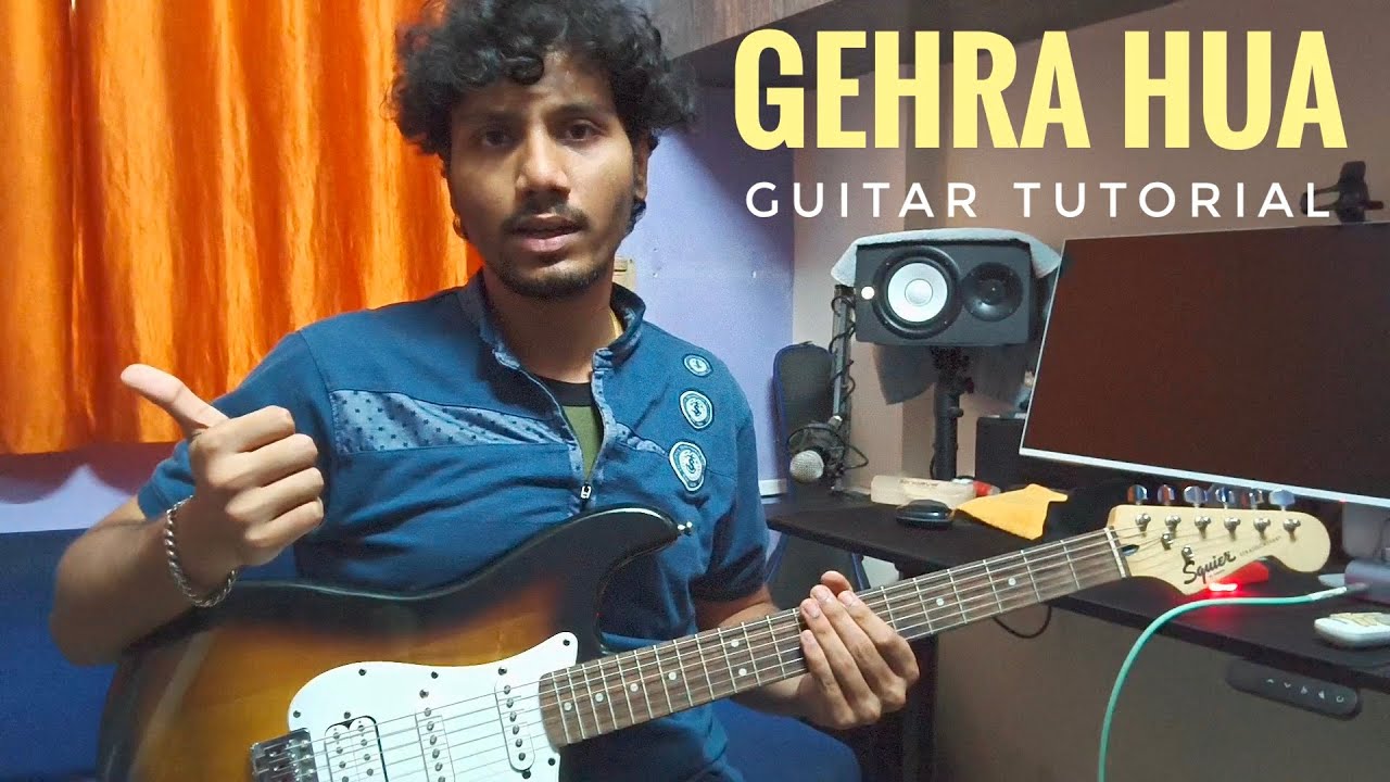 Gehra Hua Guitar Tutorial | Lead | Easy & Beginner Friendly 