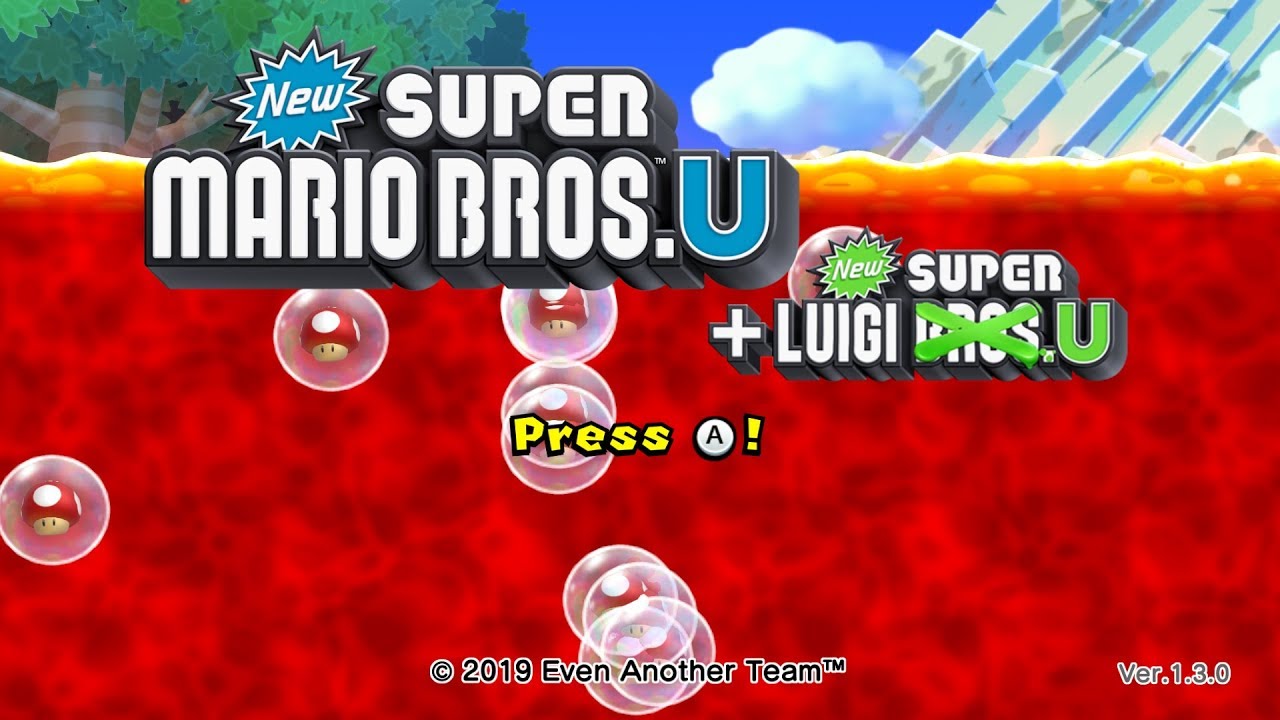 NSMBU Hacking -- Messing With The Title